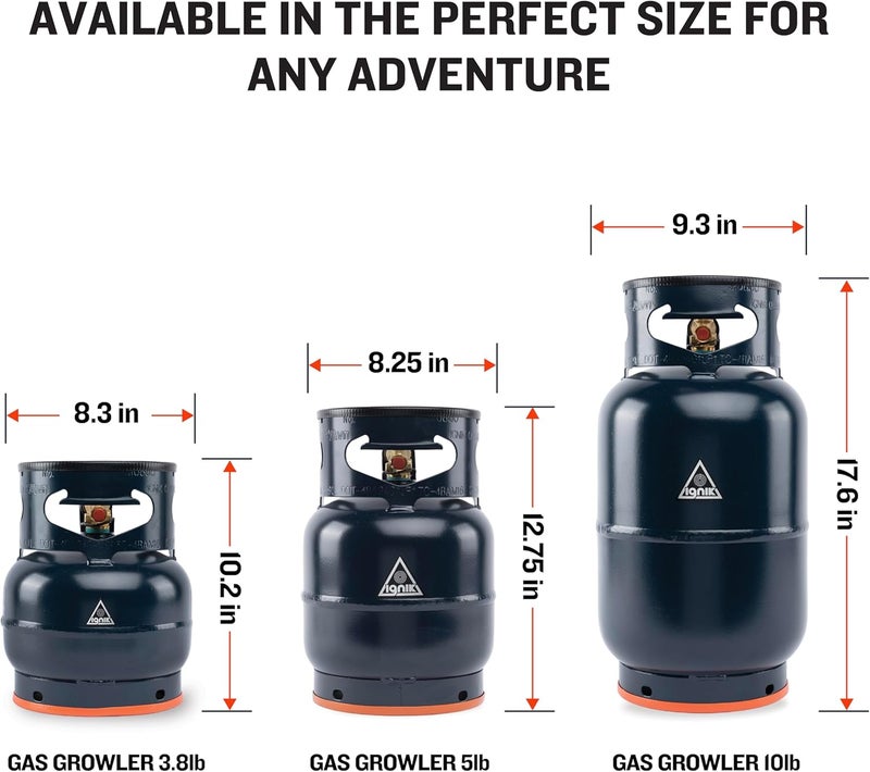 Ignik Refillable Gas Growler Propane Tank - Image 5